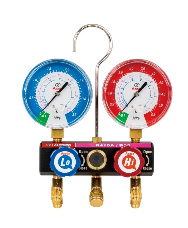 画像1: アサダ　ADマニホールド本体R32・R410A